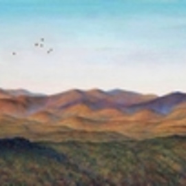 Ron Ogle: 'THE VIEW THAT MADE ASHEVILLE FAMOUS', 2009 Oil Painting, Landscape. Artist Description:  Installed in Pack Library, Asheville, North Carolina...