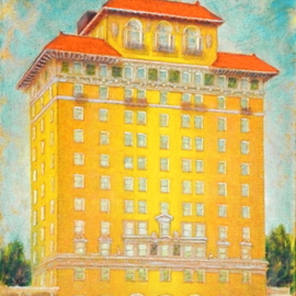 Ron Ogle: 'battery park hotel number 4', 2020 Oil Painting, Landscape. Artist Description: I live here. ...