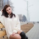 sexy brunette girl By Ivan Krivenko