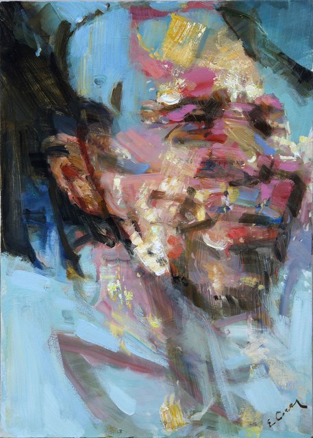 Eugene Segal  'Man', created in 2018, Original Painting Oil.