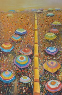 Smith Olaoluwa: 'oshodi market lagos', 2019 Acrylic Painting, People. Title Oshodi Market Lagos Artist Olaoluwa SmithMedium Painting - Oil On Canvass...