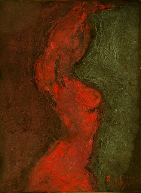 Olga Bukowska  'A Nude', created in 2014, Original Painting Oil.
