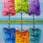 each tree has a vibrant life By Olha Darchuk
