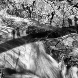 Stephen Robinson: 'the shadow bridge', 2017 Digital Photograph, Landscape. Artist Description: The Shadow Bridge at Great Falls...