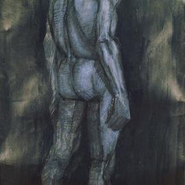 Dario Raffaele Orioli: 'nude 2', 1977 Other Painting, nudes. 