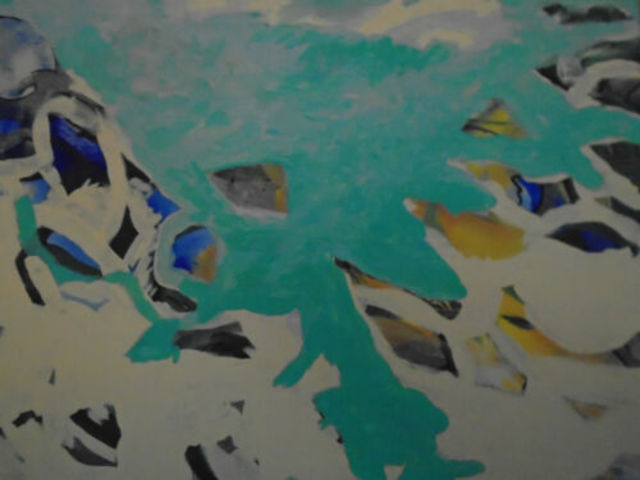 Preston Wilbur  'Ocean', created in 2020, Original Painting Acrylic.