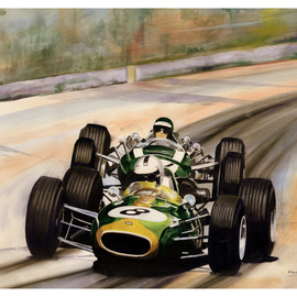 Steve Jones Artwork Monaco   66, 2015 Other Painting, Sports