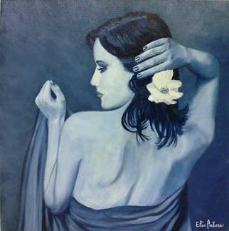 Elio Pastore: 'Iceberg rose', 2011 Oil Painting, Portrait. 