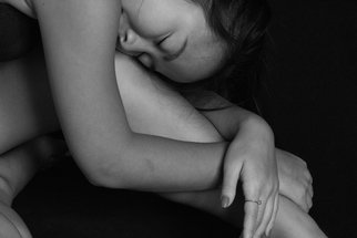 Maria Pallozzi: 'lean into me', 2018 Digital Photograph, Nudes. Stretch into yourself...