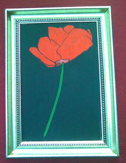 Sui Pal  'POPPY', created in 2011, Original Painting Acrylic.