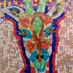 magic giraffe mosaic By Goksen Parlatan