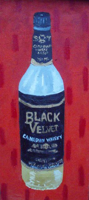 Patrice Tullai  'Black Velvet', created in 2009, Original Mixed Media.