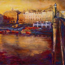 Richmond bridge at night By Patricia Clements