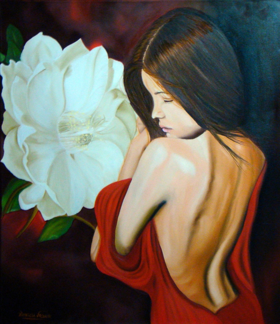 Patricia Vicente  'Jade', created in 2014, Original Painting Oil.