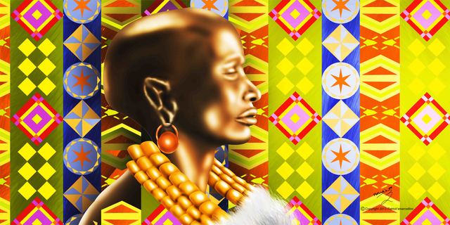 Patrick Enumah  'Tradition', created in 2013, Original Digital Art.