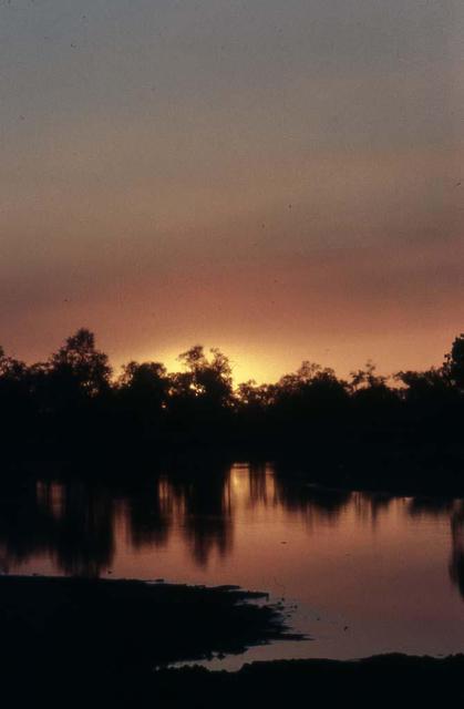 Paula Durbin  'Zambian Sunset', created in 2001, Original Photography Color.