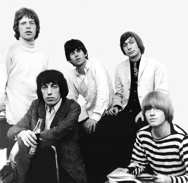 Artist Paul Berriff. 'The Rolling Stones' Artwork Image, Created in 1964, Original Photography Black and White. #art #artist