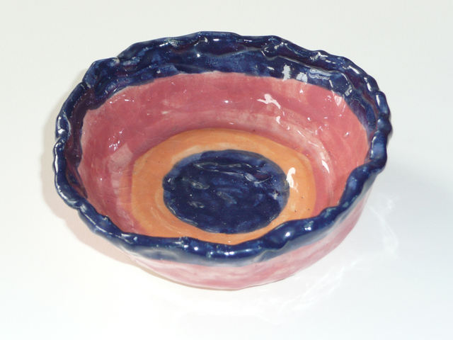 Paul Freeman  'Bowl', created in 2007, Original Ceramics Handbuilt.