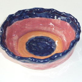 Paul Freeman Artwork Bowl, 2007 Handbuilt Ceramics, 