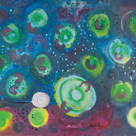 Paul Freeman: 'Cosmos', 2009 Other Sculpture, Cosmic. Artist Description:  acrylic painting on canvas   ...