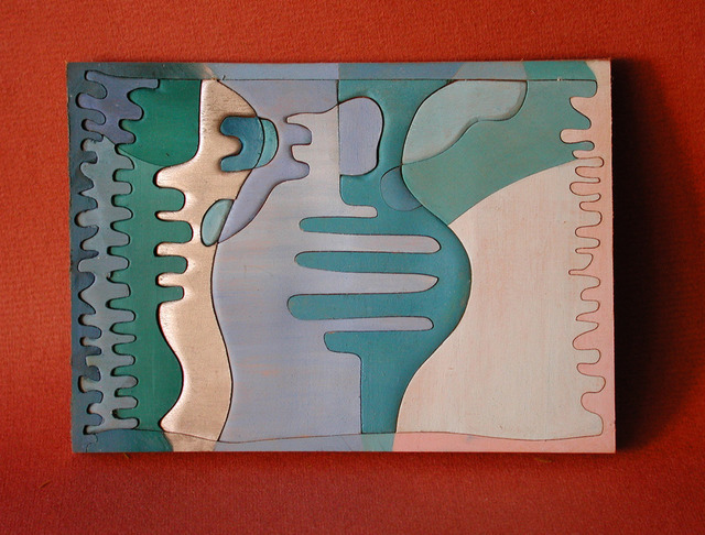 Paul Freeman  'Puzzle', created in 1986, Original Ceramics Handbuilt.