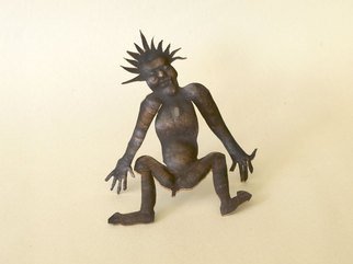 Paul Freeman: 'Radiant Man', 2011 Other Sculpture, Figurative.  copper repousse metalwork sculpture ...