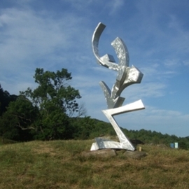 Plunge II commission sculpture By Paul Machalaba