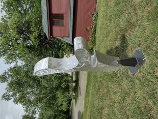 Paul Machalaba: 'nantuket', 2021 Aluminum Sculpture, Abstract. Four foot bright abstract marine grade aluminum sculpture. Perfect to display either indoors or outdoors. Extremely reflective in the sun or under track lighting. ...