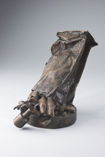 Paul Orzech  'CONSUMER PRODUCTS', created in 2000, Original Sculpture Bronze.