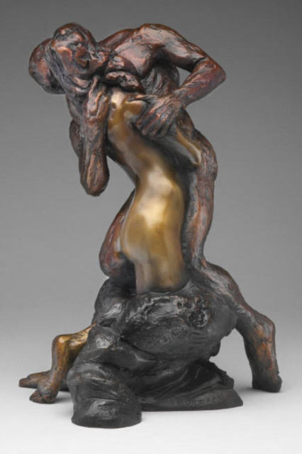 Artist Paul Orzech. 'CONVERGENCE' Artwork Image, Created in 2003, Original Sculpture Bronze. #art #artist