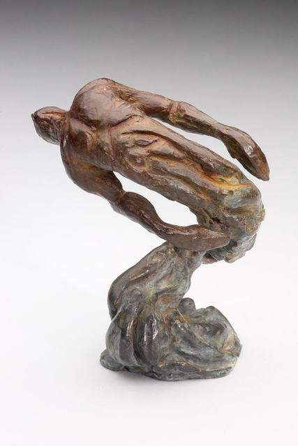 Paul Orzech  'FLIGHT ', created in 2003, Original Sculpture Bronze.