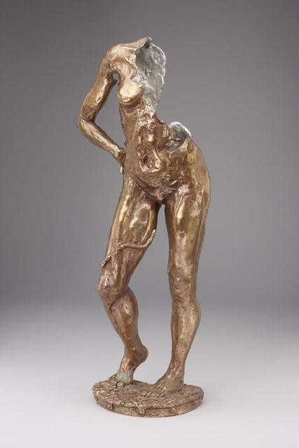 Artist Paul Orzech. 'Fractured Goddess' Artwork Image, Created in 2001, Original Sculpture Bronze. #art #artist