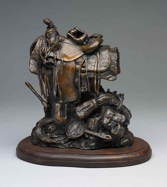 Artist Paul Orzech. 'Saddle' Artwork Image, Created in 2005, Original Sculpture Bronze. #art #artist