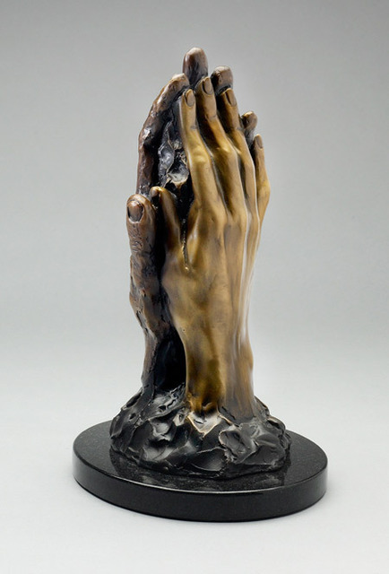 Paul Orzech  'Touch', created in 2008, Original Sculpture Bronze.