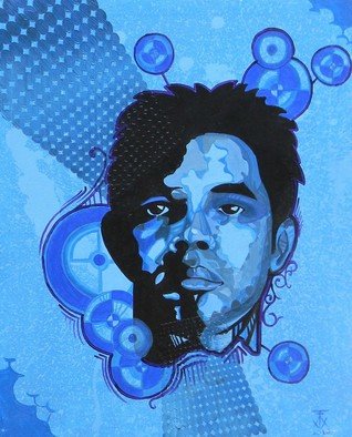 Eduardo Acevedo: 'Astrometaform me', 2009 Acrylic Painting, Figurative.          acrylic on canvas .          ...