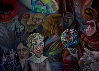 Pawel Batura: 'qui pro quo', 2017 Oil Painting, Surrealism. Qui pro quo, oil on canvas, 140 x 100 cm...