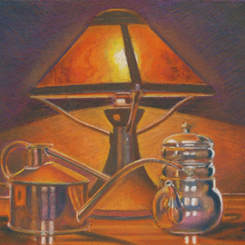 Craftsman Lamp By P. E. Creedon