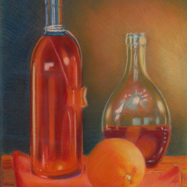 Red Bottle, Orange By P. E. Creedon