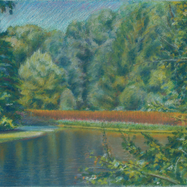Tranquil Pond By P. E. Creedon