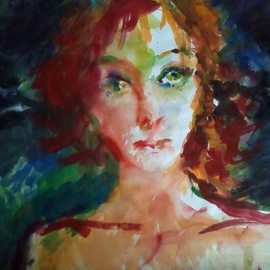 redhead girl By Andrey Klyuiko