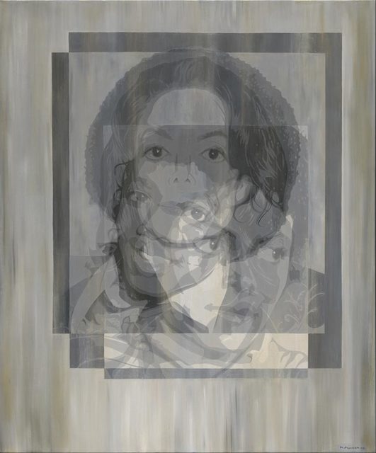 Artist Herwig Peschka. 'Michael Jackson' Artwork Image, Created in 2009, Original Painting Acrylic. #art #artist