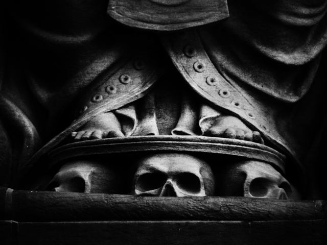 Artist Peter C. Brandt. 'Skulls At Base' Artwork Image, Created in 2010, Original Photography Digital. #art #artist