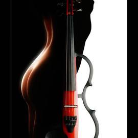 Gencho Petkov: 'Red Violin ', 1999 Color Photograph, Body. Artist Description: I personally hand- sign and numbered each photograph.             ...