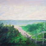 Maine Beach walk in August By James Emerson