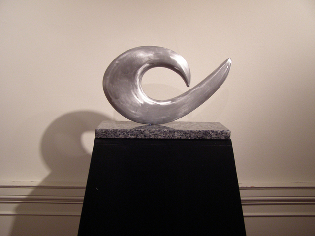 Phil Parkes  'Preening    Cast Aluminium And Granite', created in 2007, Original Sculpture Aluminum.