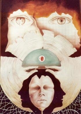 Artist Philip Hallawell. 'Animus Et Anima' Artwork Image, Created in 1981, Original Illustration. #art #artist