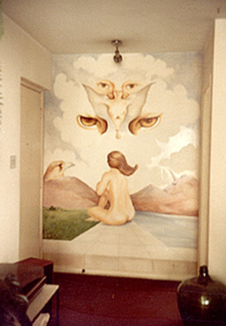 Artist Philip Hallawell. 'Annunciation' Artwork Image, Created in 1981, Original Illustration. #art #artist