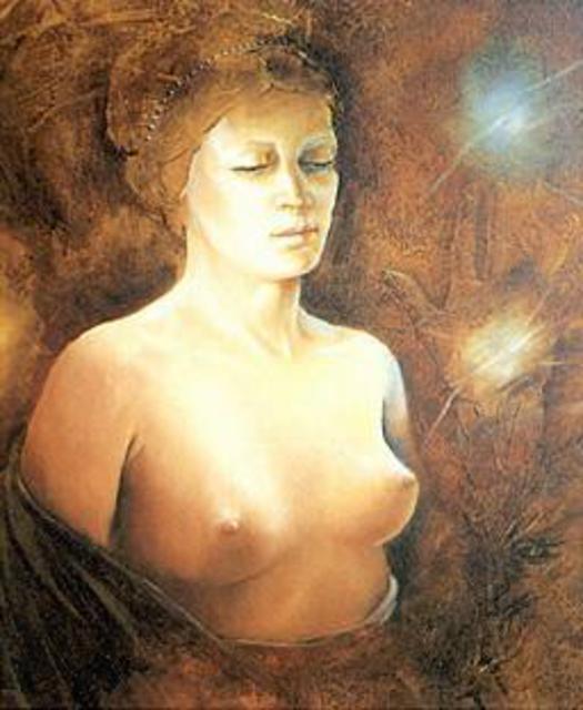 Artist Philip Hallawell. 'Aphrodite' Artwork Image, Created in 1984, Original Illustration. #art #artist
