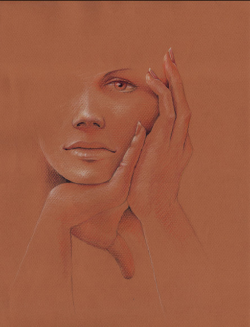 Artist Philip Hallawell. 'Hands 2' Artwork Image, Created in 2002, Original Illustration. #art #artist
