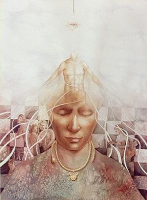 Philip Hallawell  'The Ego', created in 2001, Original Illustration.